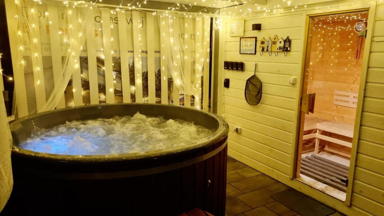 Dom Na Wczasowej Kaszuby Z Balia Z Jacuzzi I Sauna Golubie Extérieur photo